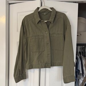 Old Navy Olive Green Women's Canvas Jacket